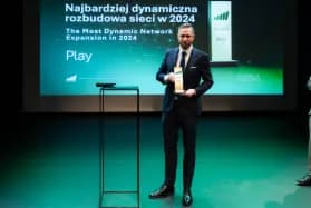 Nagroda za najbardziej dynamiczna rozbudowe sieci w 2024 dla Play